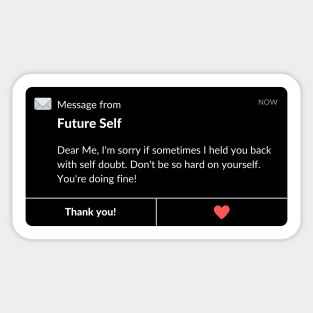 Dear Future Self Sticker